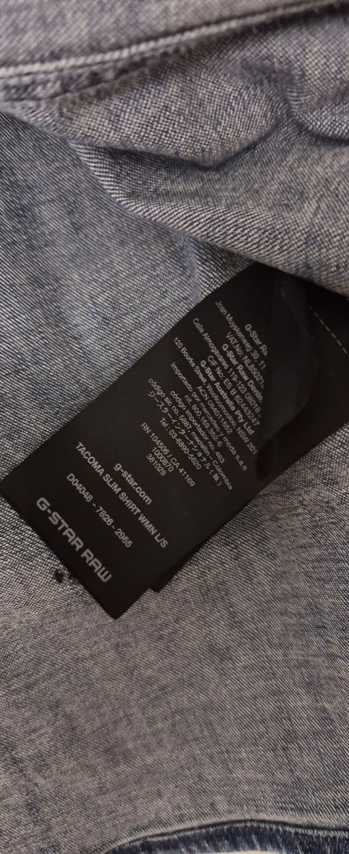 Camisa Vaquera G-Star Raw Azul