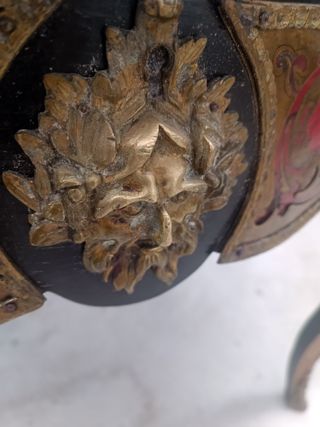 Escritorio antiguo francés Boulle (para restaurar)