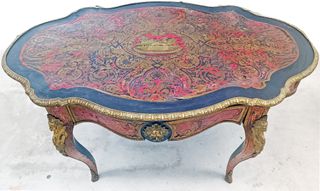 Escritorio antiguo francés Boulle (para restaurar)