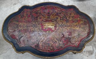 Escritorio antiguo francés Boulle (para restaurar)