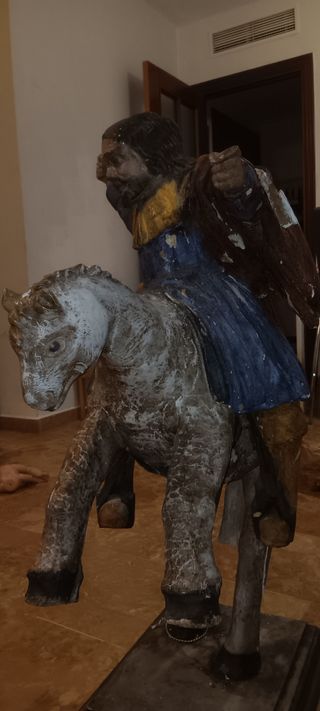 Antigua talla gallega siglo xvii
Santiago a caball