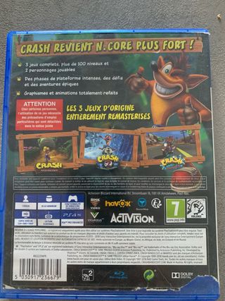 Crash Bandicoot N. Sane Trilogy PS4