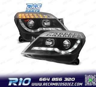 FAROS PARA OPEL ASTRA H 04-09 LUZ DIURNA + INTERMITENTE LED