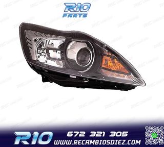 FARO DCH XENON PARA FORD FOCUS III 08-10 FONDO NEGRO