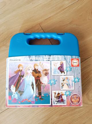 Puzzle Frozen II 4 Puzzles Progresivos
