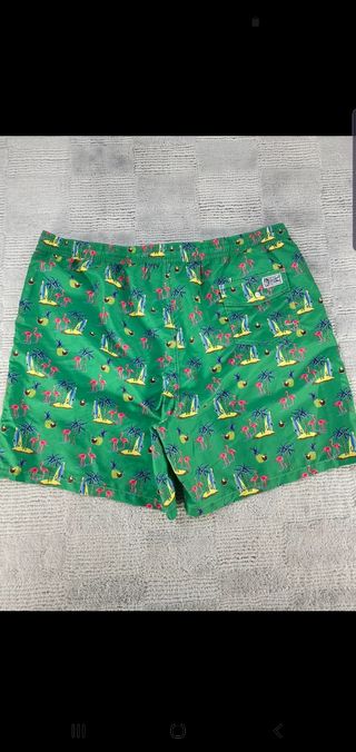 Bañador Polo Ralph Lauren Verde Talla XXXL.Nuevo.