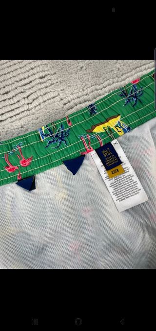 Bañador Polo Ralph Lauren Verde Talla XXXL.Nuevo.