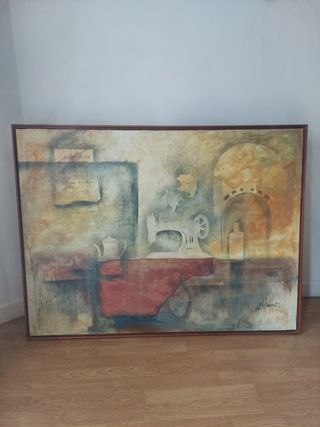 Cuadro Lienzo Firmado Autor