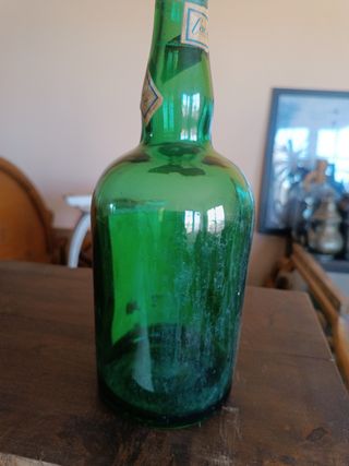 Botella antigua Crema de Cacao y Vainilla