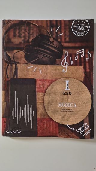 Libro Música 1º ESO ANAYA