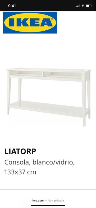 Mesa consola Ikea