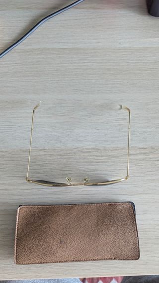 Occhiali Ray-Ban vintage oro e neri