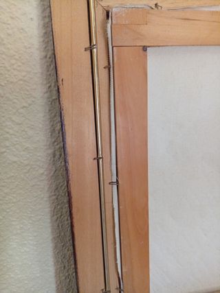 Cuadro con bastidor de lienzo al óleo de paisaje