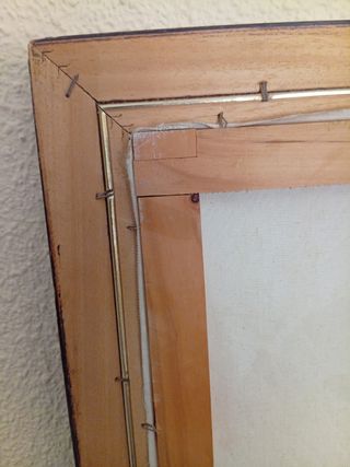 Cuadro con bastidor de lienzo al óleo de paisaje