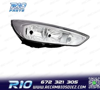 FARO DCH PARA FORD FOCUS 14-18 FONDO CROMO