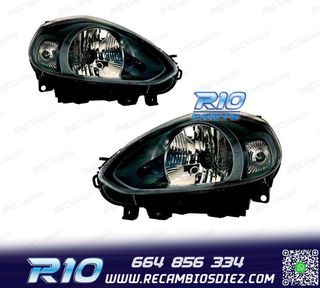 FAROS PARA FIAT PUNTO EVO 09- FONDO NEGRO