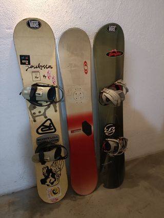 3 Tablas de Snowboard X 50€