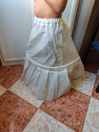Vestido de Comunión Niña Beige/Blanco