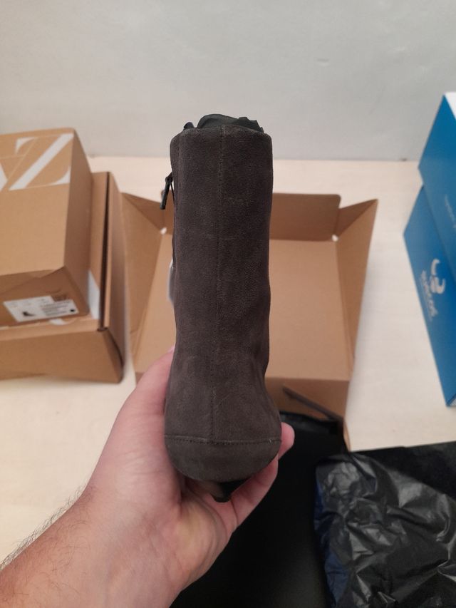 Botas de piel Zara Talla 36 Marrón