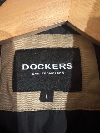 Cazadora Dockers Hombre Gris oscuro