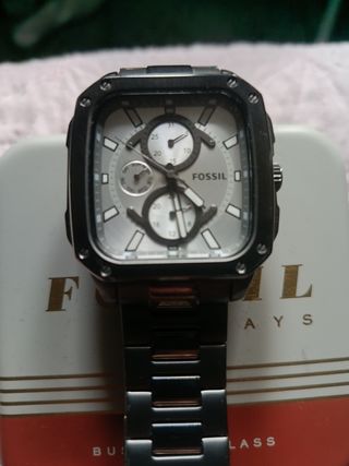 Reloj Fossil Negro y Plateado