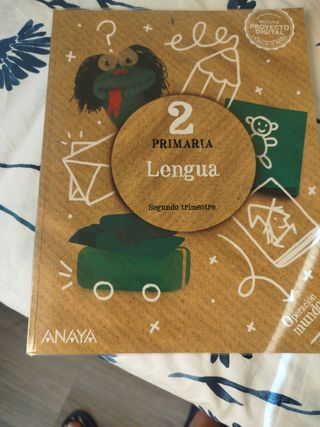 Libros Anaya 2 Primaria. Sin uso y forrados 