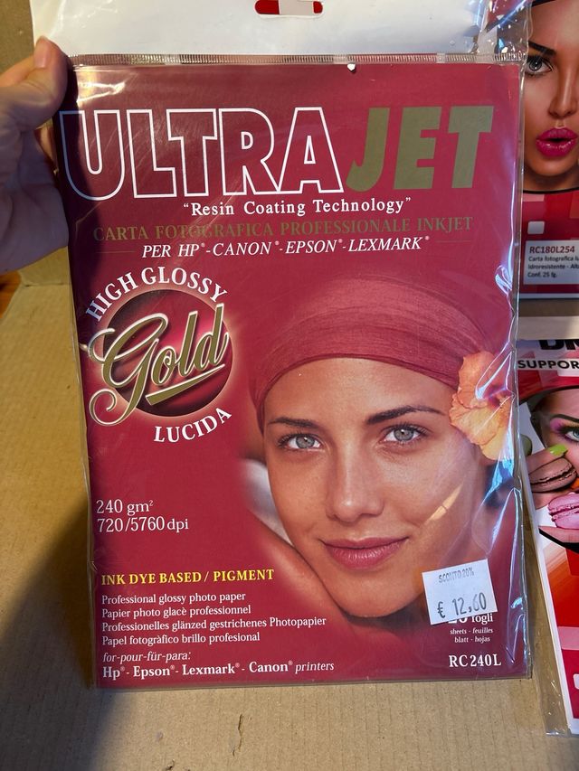 Lotto Carta Fotografica Digital Jet e Ultra jet