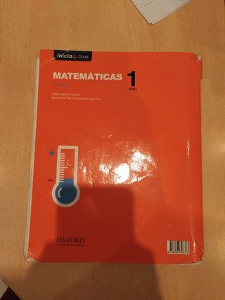 Inicia Dual Matemáticas 1º ESO Libro del Alumno...