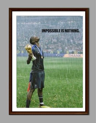 Marco de foto Pogba Impossible is Nothing