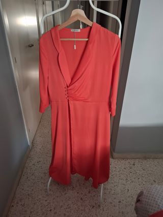 Sobrecamisa o Vestido Cayro Coral Talla L