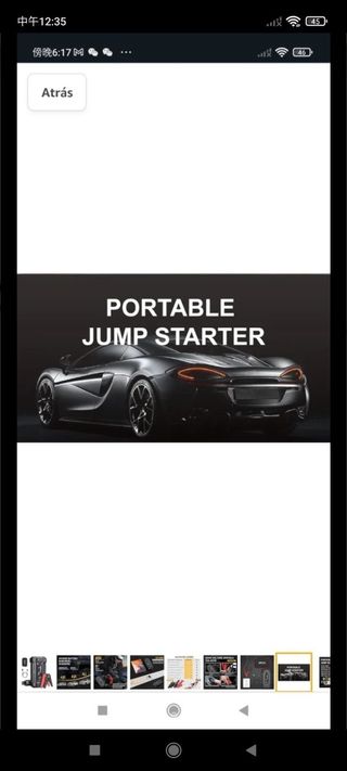 BRPOM 4000A Arrancador de Coches, Jump Starter Por
