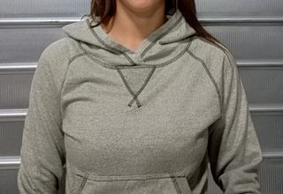Felpa Patagonia con cappuccio donna verde
