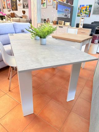 Mesa Comedor Extensible 178cm Gris