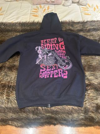 Sudadera Buster Wise Negra Talla M nueva a estrena