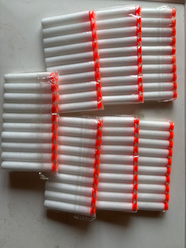 50 Balas Nerf con Ventosa