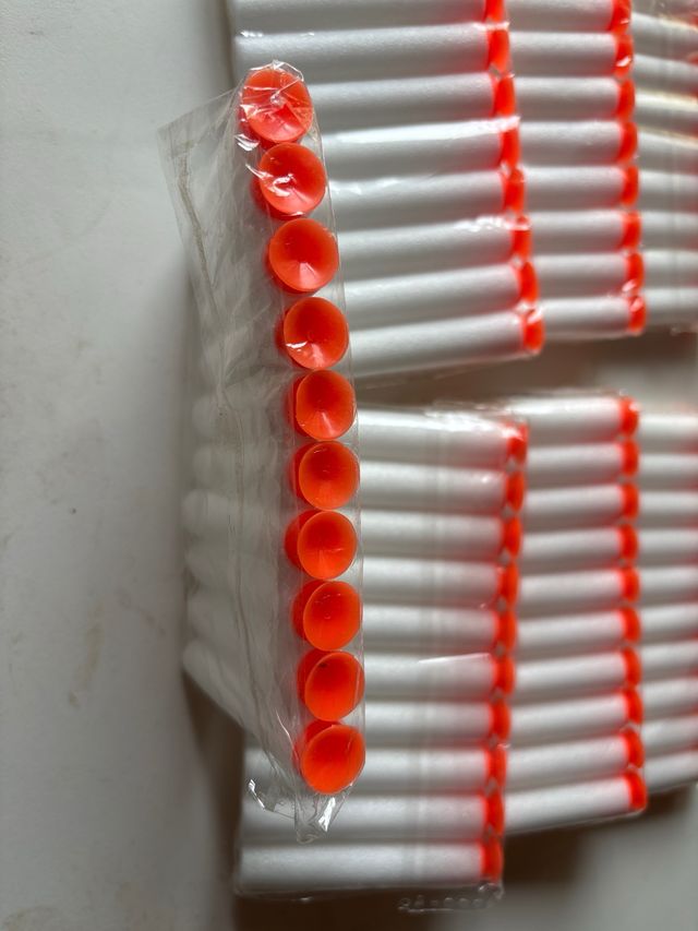 50 Balas Nerf con Ventosa