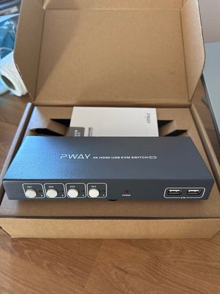 PWAY KVM HDMI USB Switch 4K