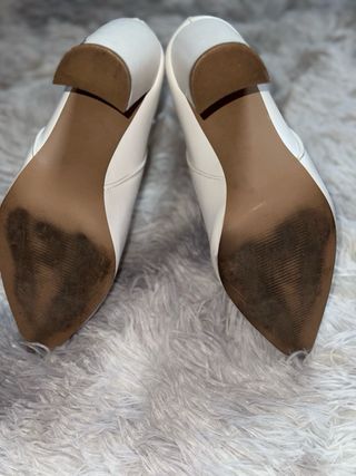 Botín Piel Punta Steve Madden Blanco
