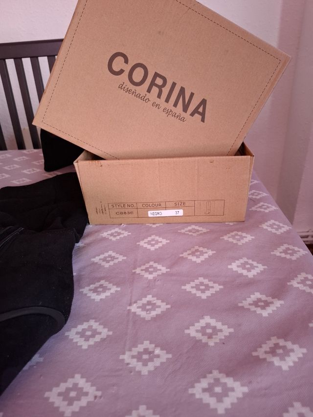 Botas de ante negras mujer