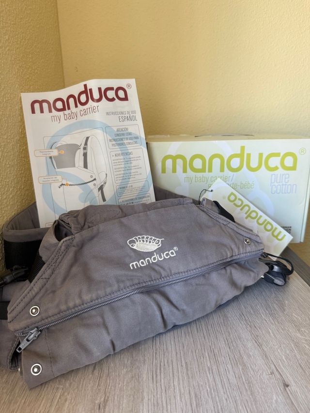 Zaino porta bebè grigio Manduca