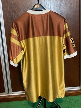 Camiseta Grimey Fire Route Marrón y Dorado