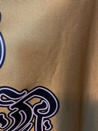 Camiseta Grimey Fire Route Marrón y Dorado