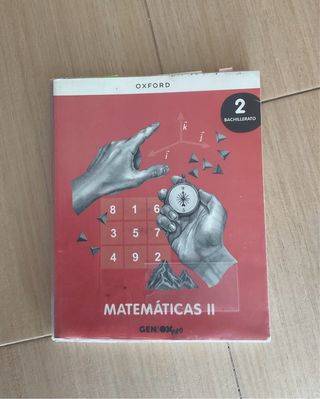 Matemáticas II 2º Bachillerato. Libro del estud...