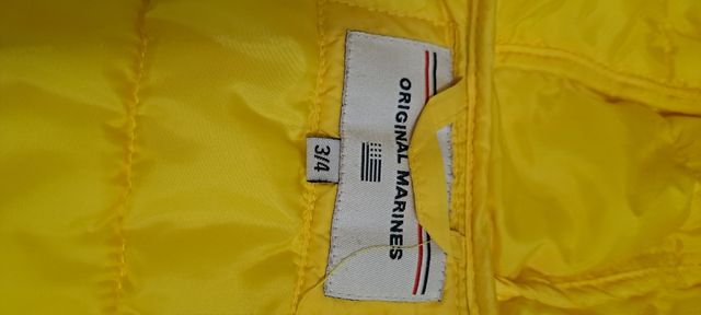 Giacca gialla bambino 3/4 anni
