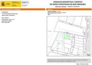 Terreno en venta en Alginet