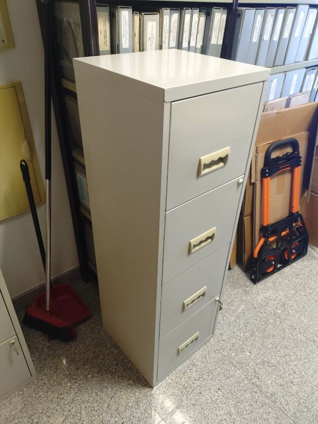 Mueble Archivador Metálico Gris