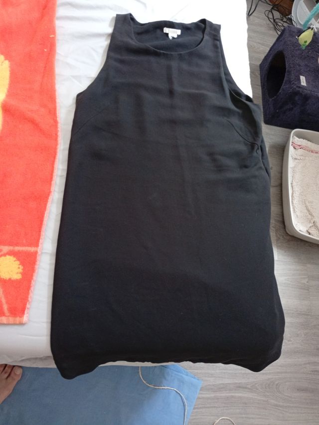 Vestido de tirantes H&M negro