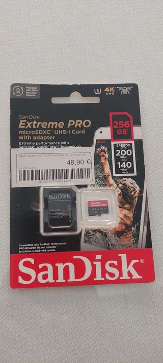 Tarjeta SanDisk Extreme PRO 256GB microSDXC