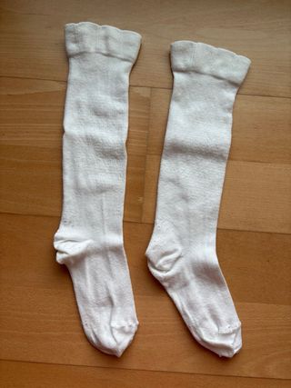 Medias Baturro Niño Blancas