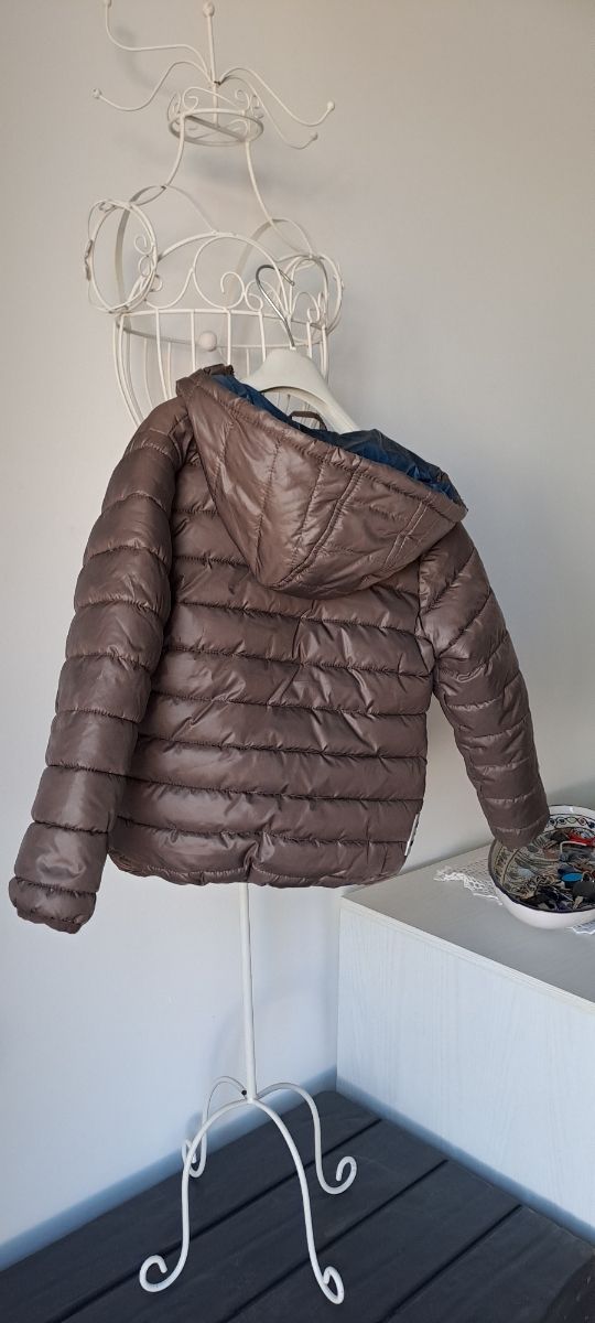 Piumino OVKS bambino 6 anni marrone